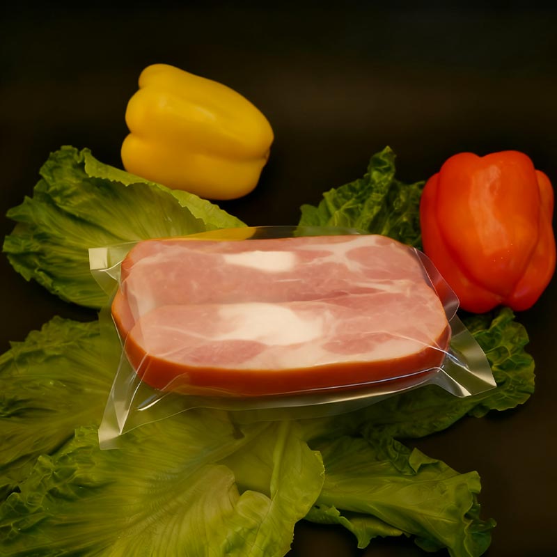 Паковање шунке ЕВА вакуум скупљајућа кеса
